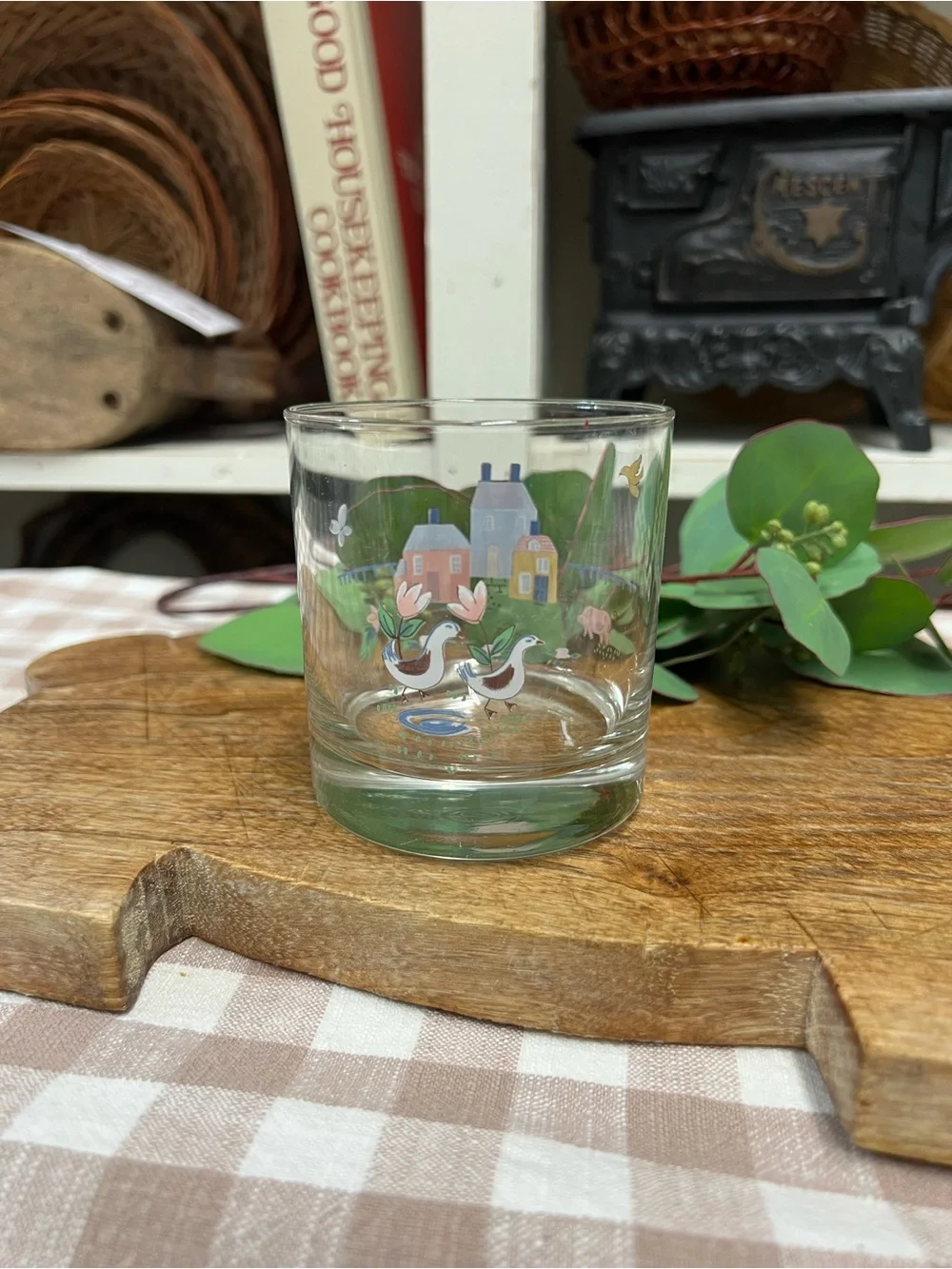 International heartland glass tumbler replacement granny cottage core